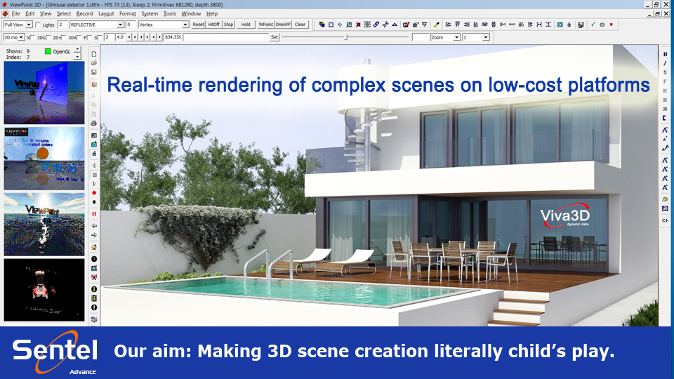 Viva3D architectural rednering